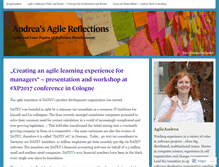 Tablet Screenshot of agileandrea.com